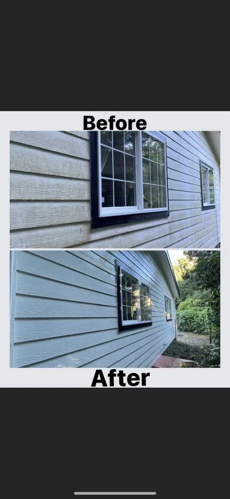Slide of Pressure Washing