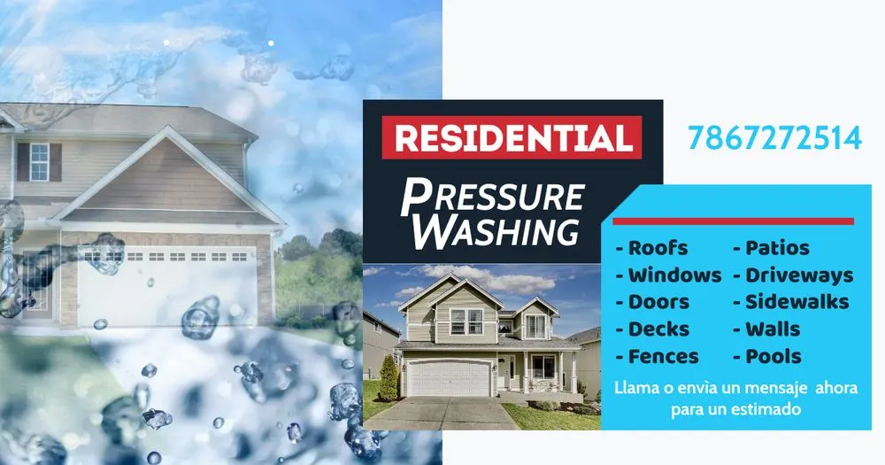 Slide of Pressure Washing Residential