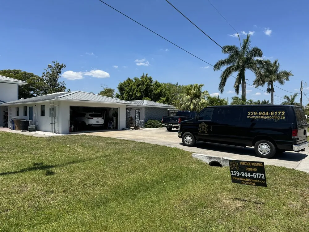 Slide of Prestige Roofing Company