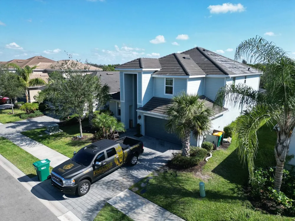 Slide of Prestige Roofing Company