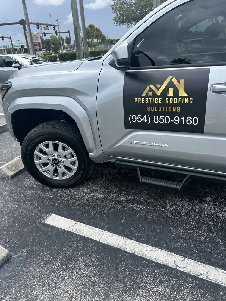 Slide of Prestige Roofing Solutions