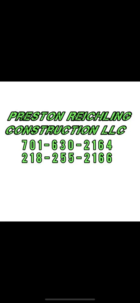 Slide of Preston Reichling Construction