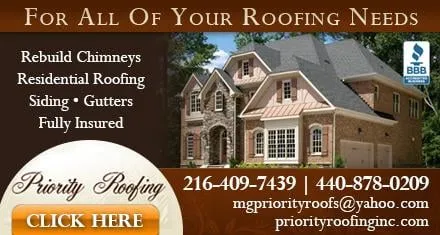 Slide of Priority Roofing