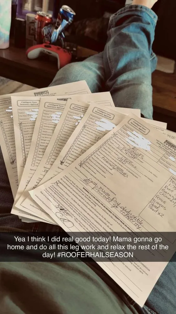 Slide of Priority Roofing