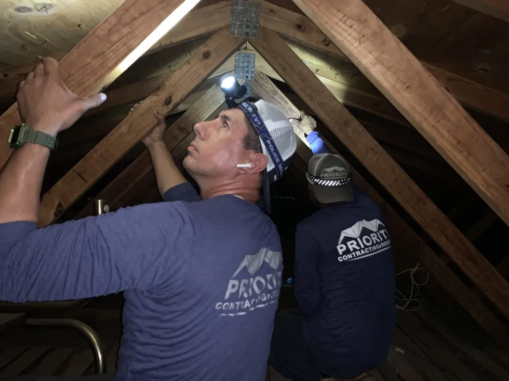 Slide of Priority Roofing