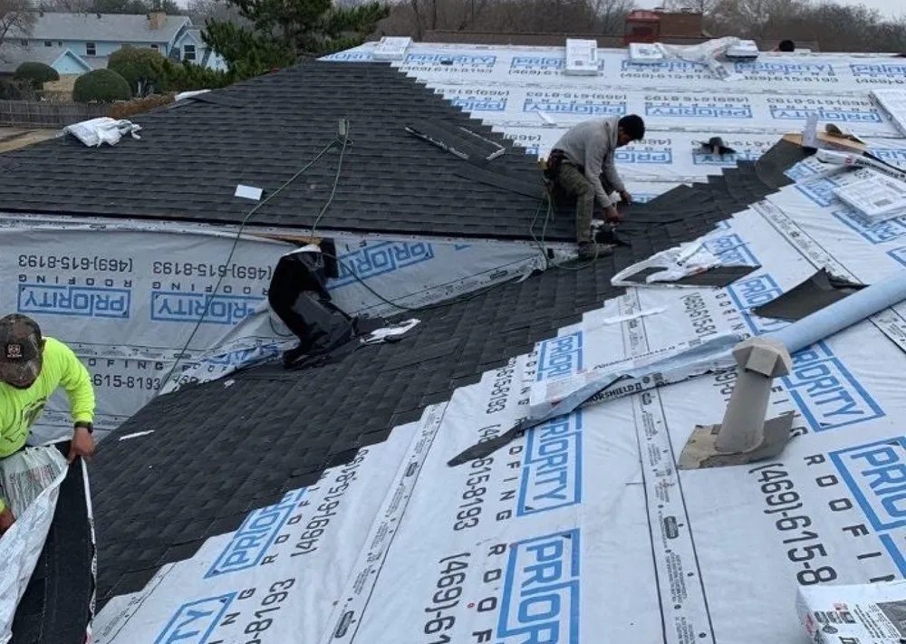 Slide of Priority Roofing