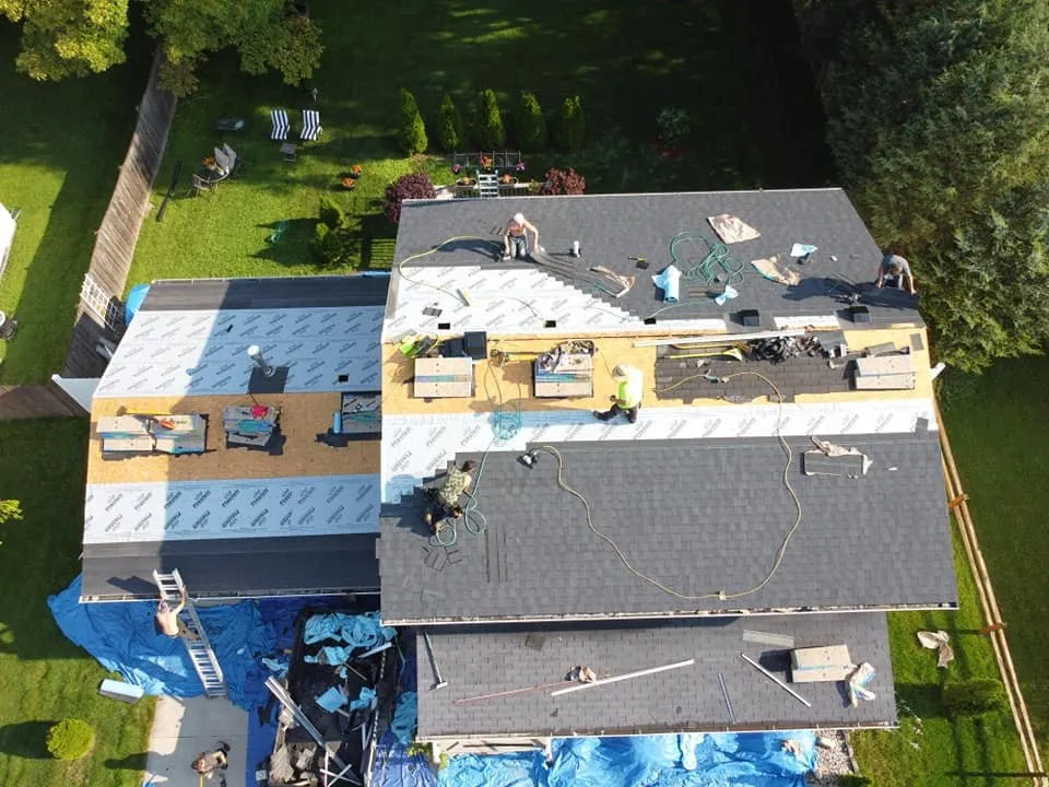 Expert flat roof repair with free inspection in Township Of Kenockee, MI by Pristine Roofing