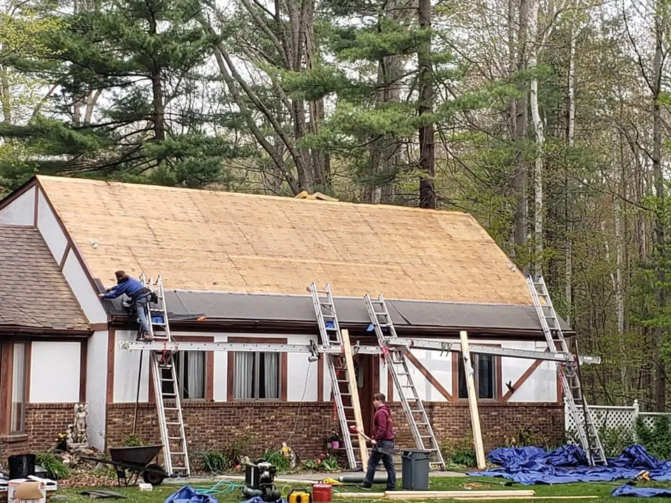 Emergency roof leak repair for fast service in Township Of Kenockee, MI by Pristine Roofing