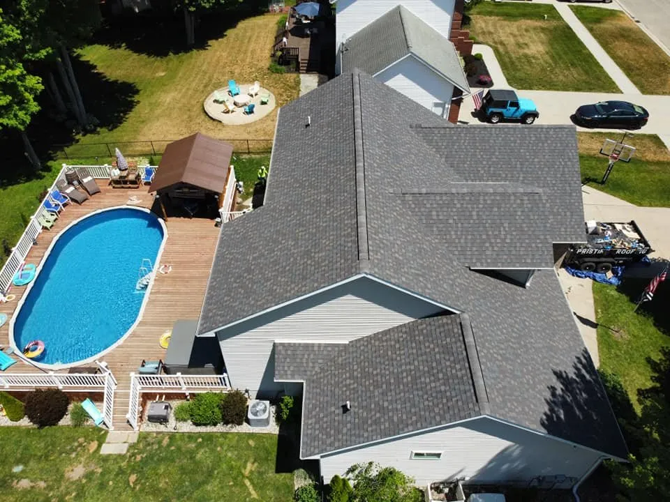 Emergency roof leak repair in Township Of Kenockee, MI by Pristine Roofing