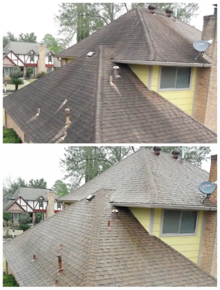 Slide of Pro Roof Cleaning Pearland Tx