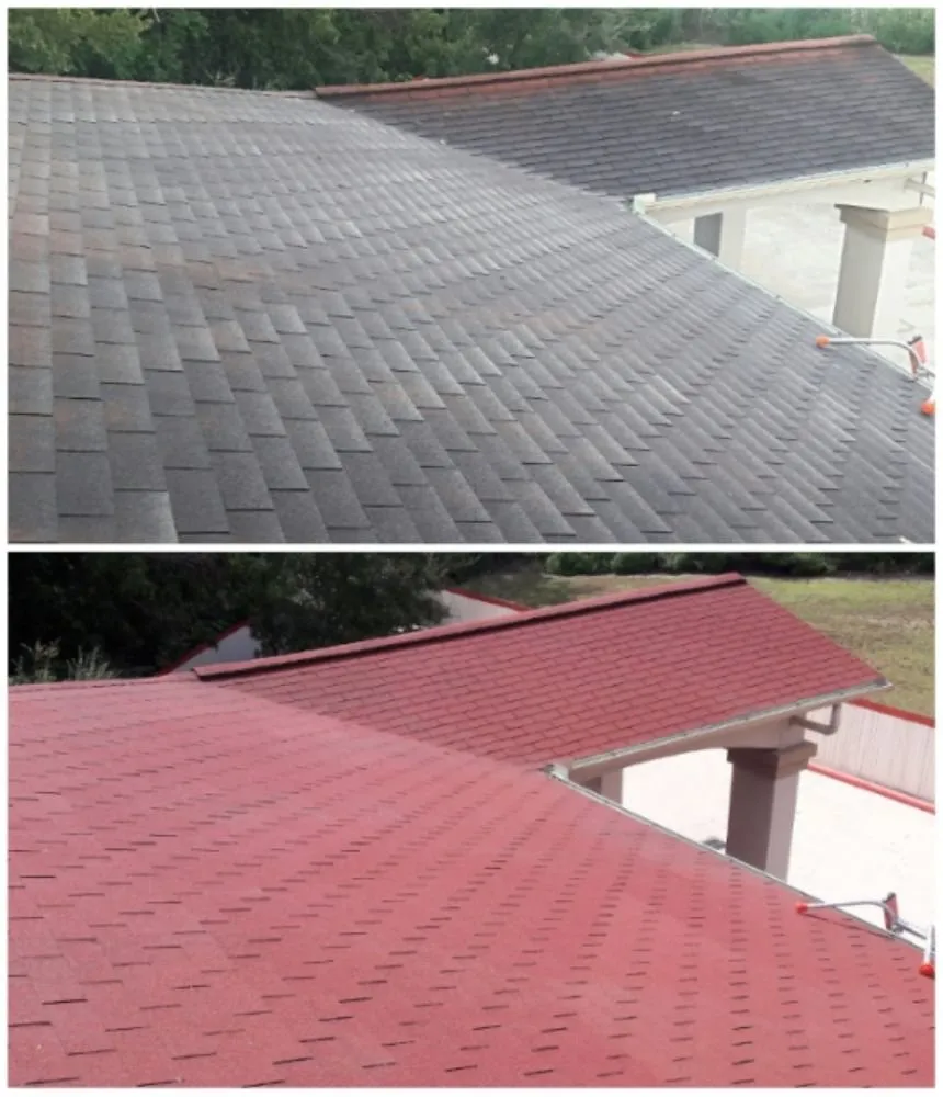 Slide of Pro Roof Cleaning Pearland Tx