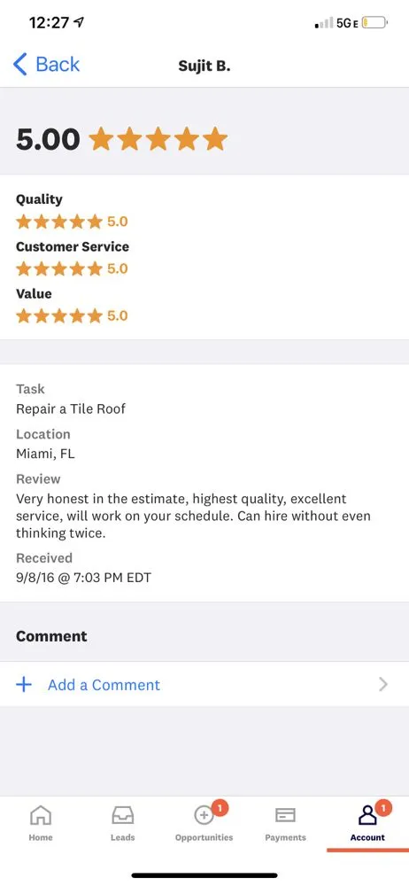 Slide of Pro-Tech Roofing Contractor