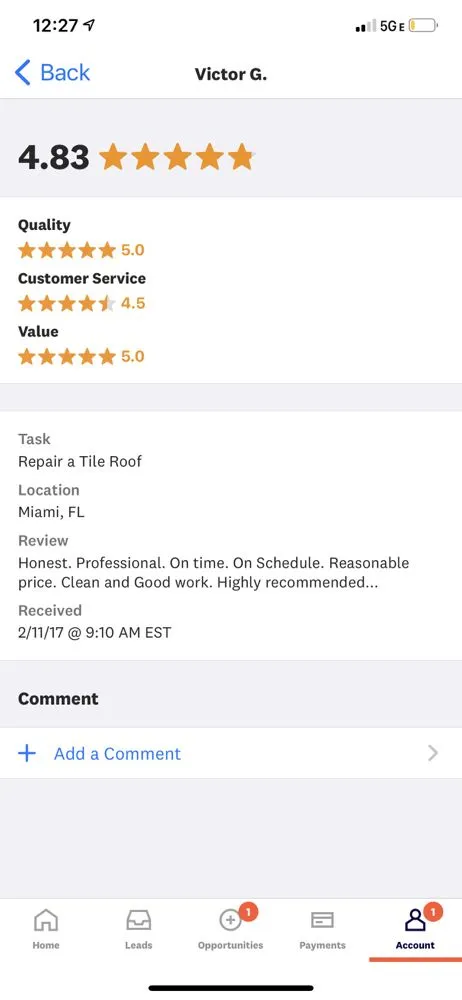 Slide of Pro-Tech Roofing Contractor