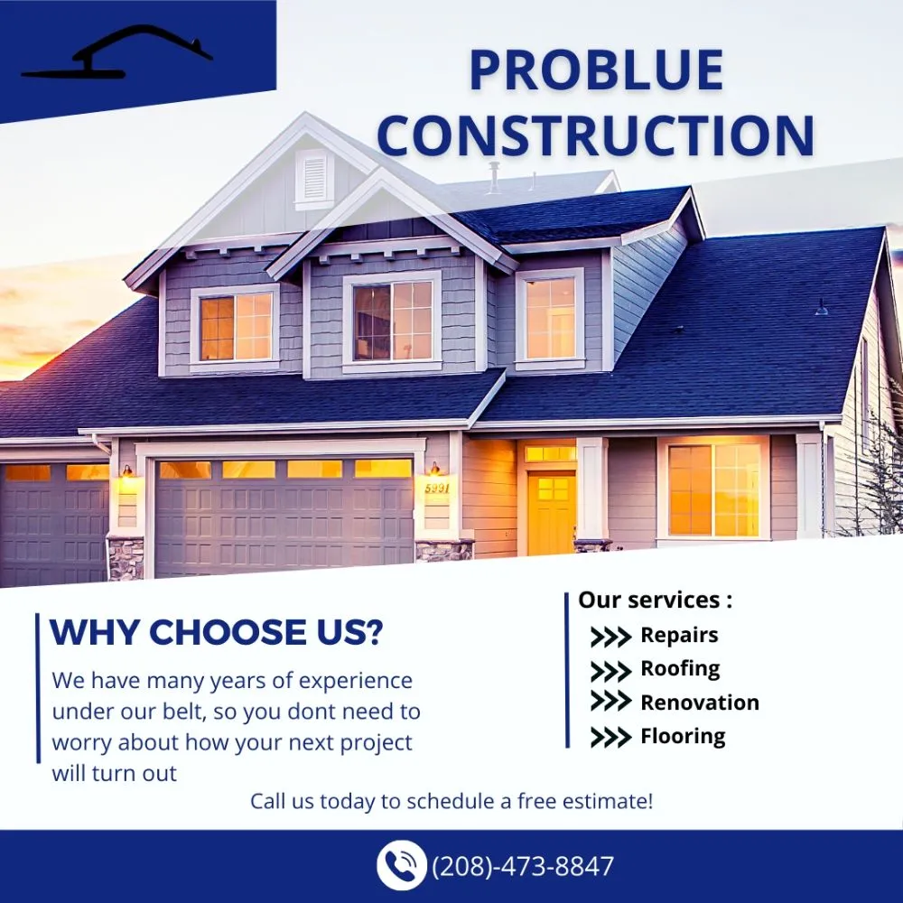 Slide of ProBlue Construction