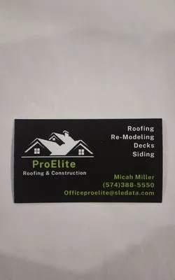 ProElite Roofing & Construction Logo