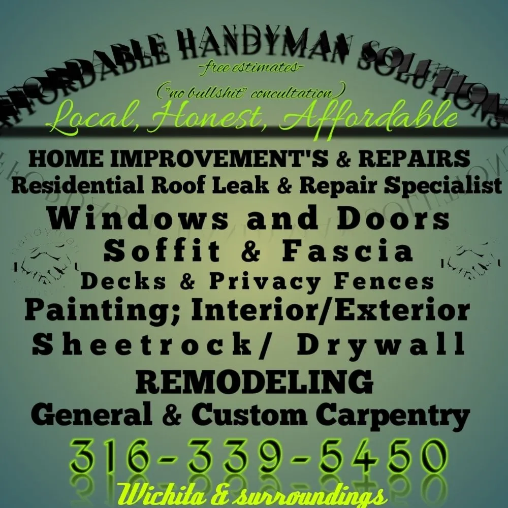 Slide of Professional Handyman services