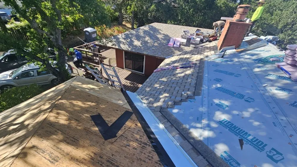 Slide of Professional Roofers