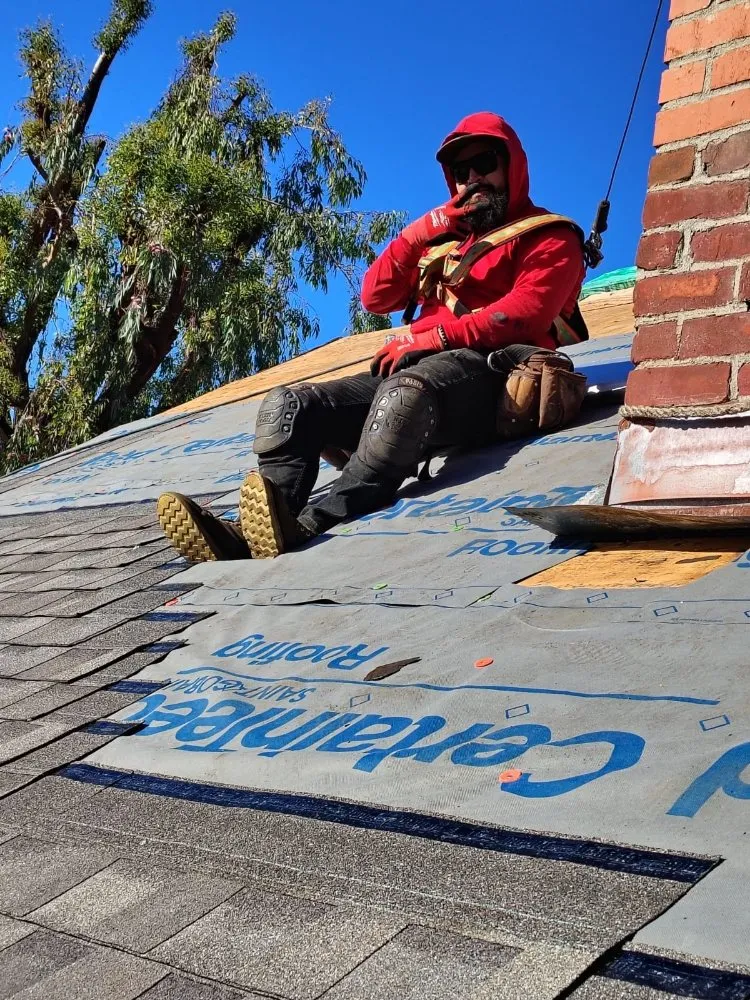 Slide of Professional Roofers