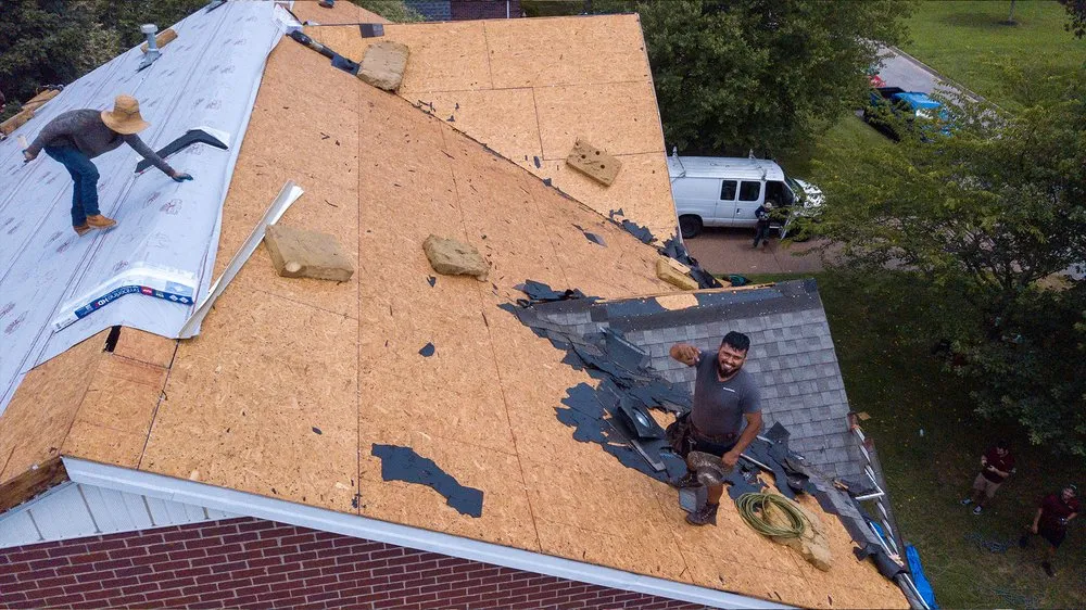 Slide of Professional Roofers