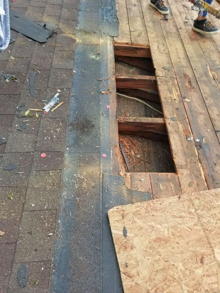 Slide of Professional Roofers