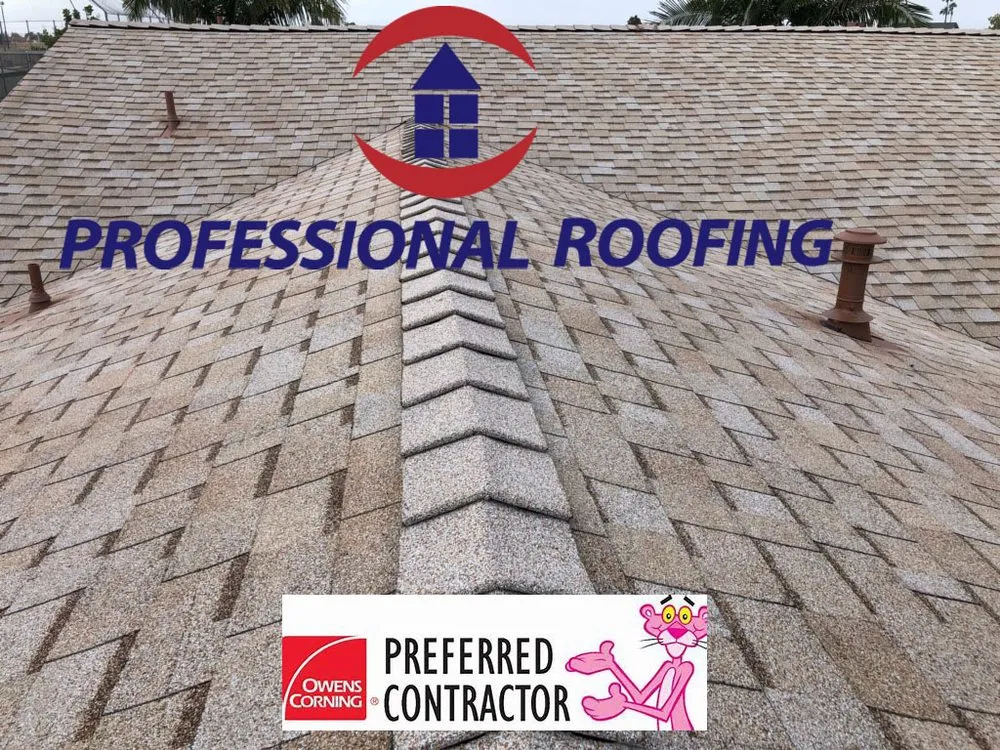 Slide of Professional Roofing