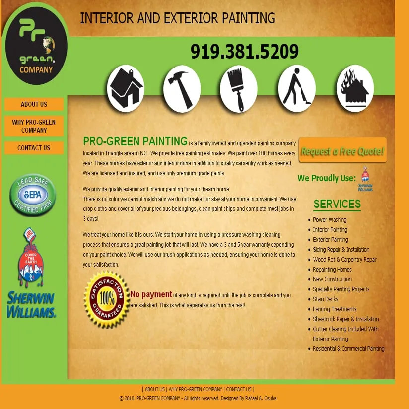 Slide of ProGreen Home