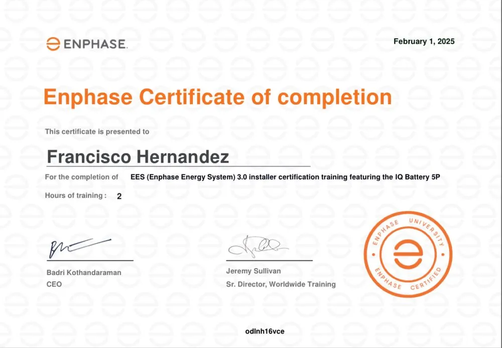 Slide of Project Clean Solar