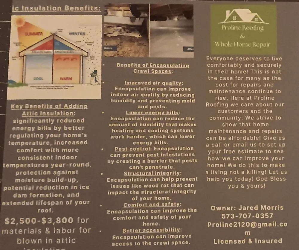 Slide of Proline Roofing