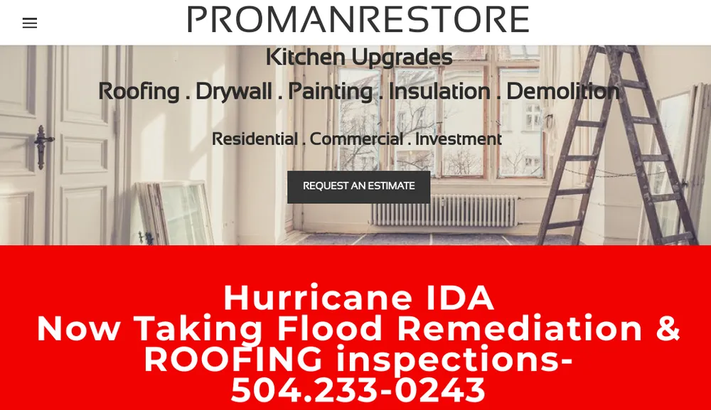 Slide of Property Management Restoration