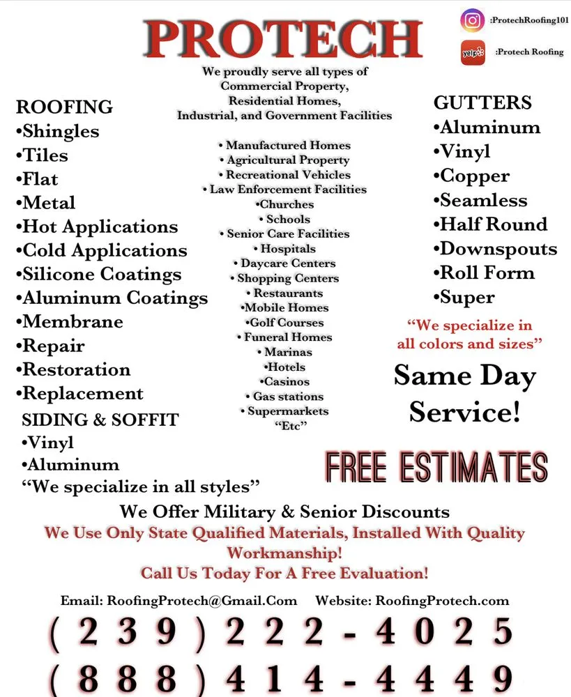 Slide of Protech Roofing