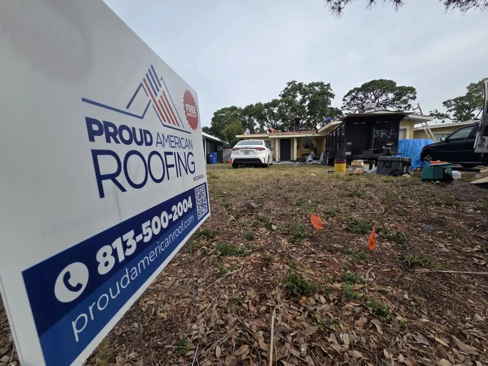 Slide of Proud American Roofing