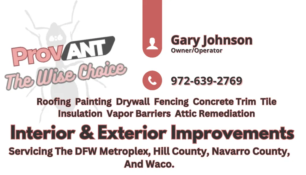 Top-rated roof inspection in Bynum, TX by Prov Ant