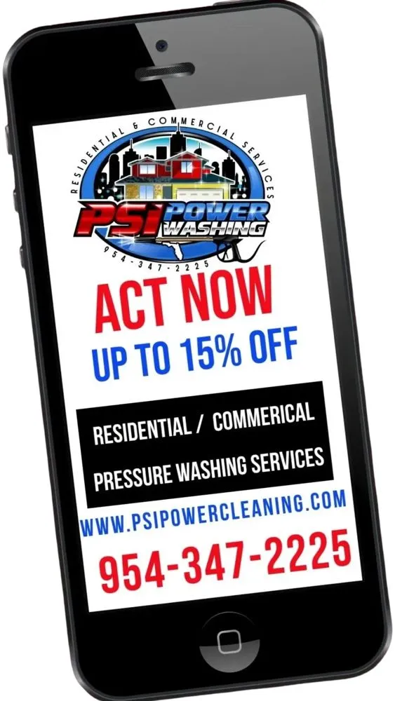 Slide of PSI Power Washing