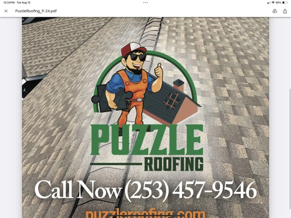 Slide of Puzzle Roofing