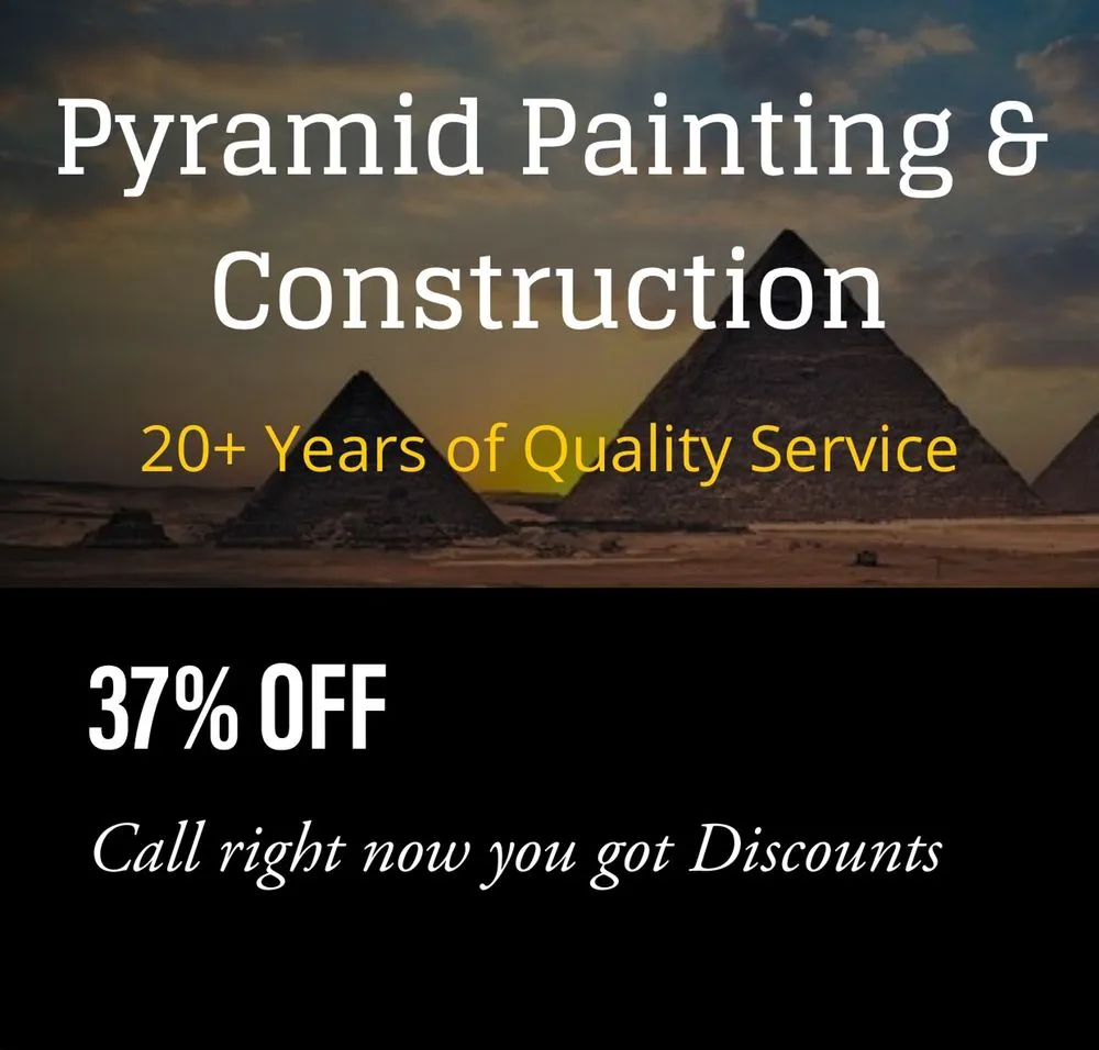Slide of Pyramid Painting and Construction