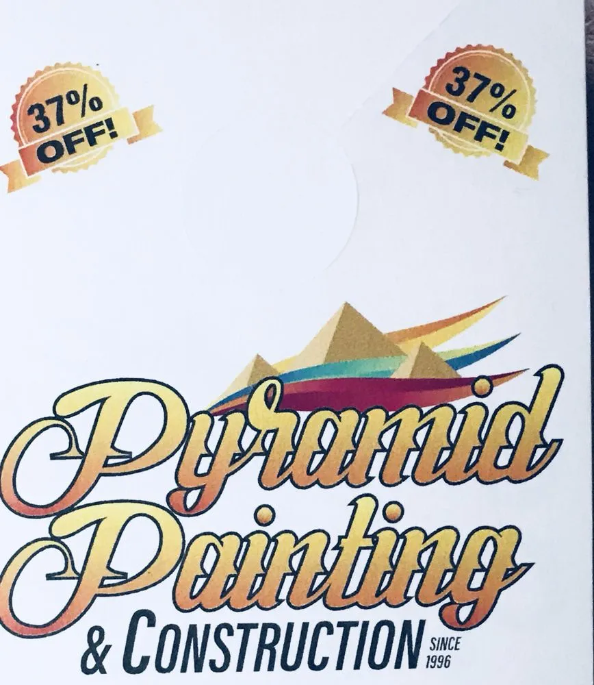 Slide of Pyramid Painting and Construction