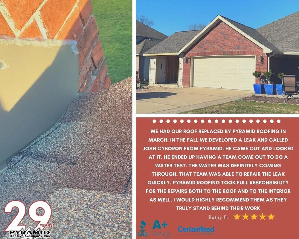 Slide of Pyramid Roofing Company