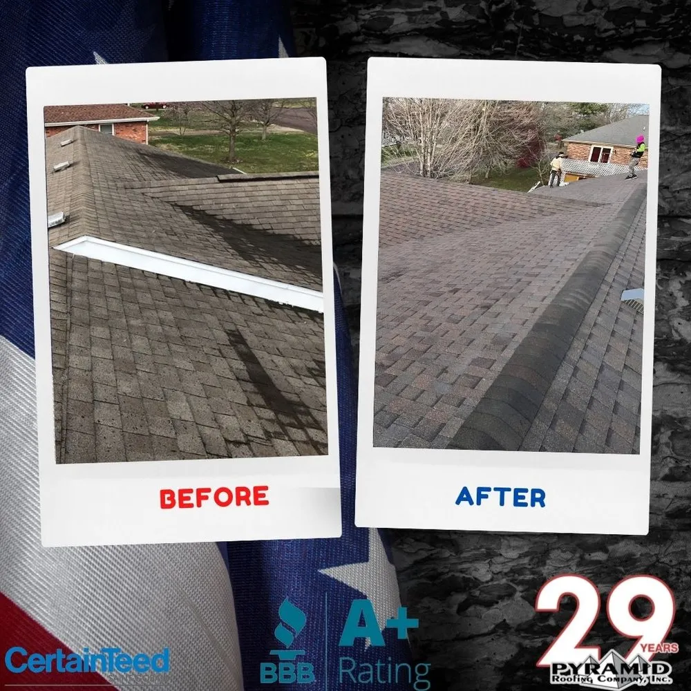 Slide of Pyramid Roofing Company