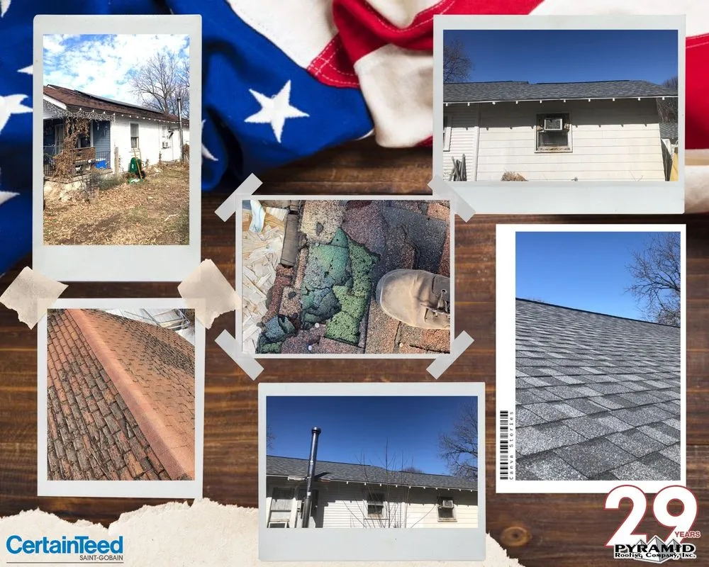 Slide of Pyramid Roofing Company