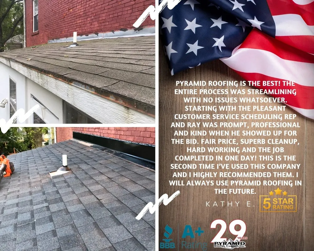 Slide of Pyramid Roofing Company