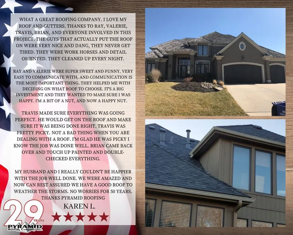 Slide of Pyramid Roofing Company