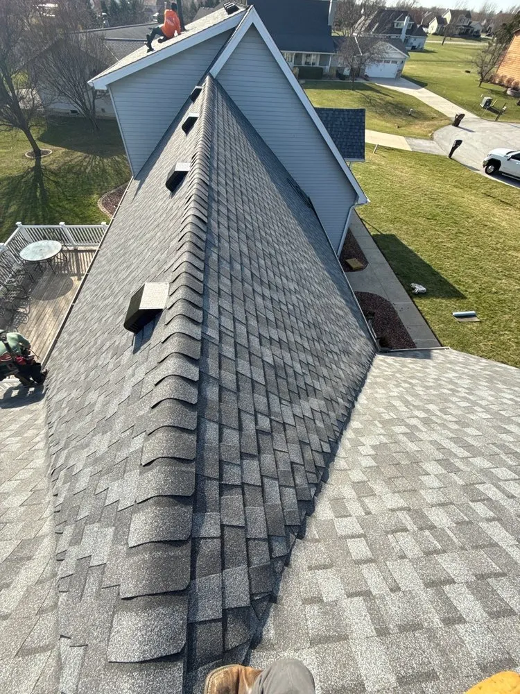 Licensed storm damage roof repair after storm damage across Wheatfield, IN - Quad County Roofing