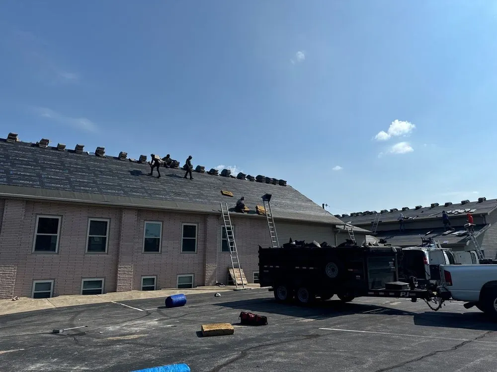 Top-rated storm damage roof repair near you in Wheatfield, IN by Quad County Roofing