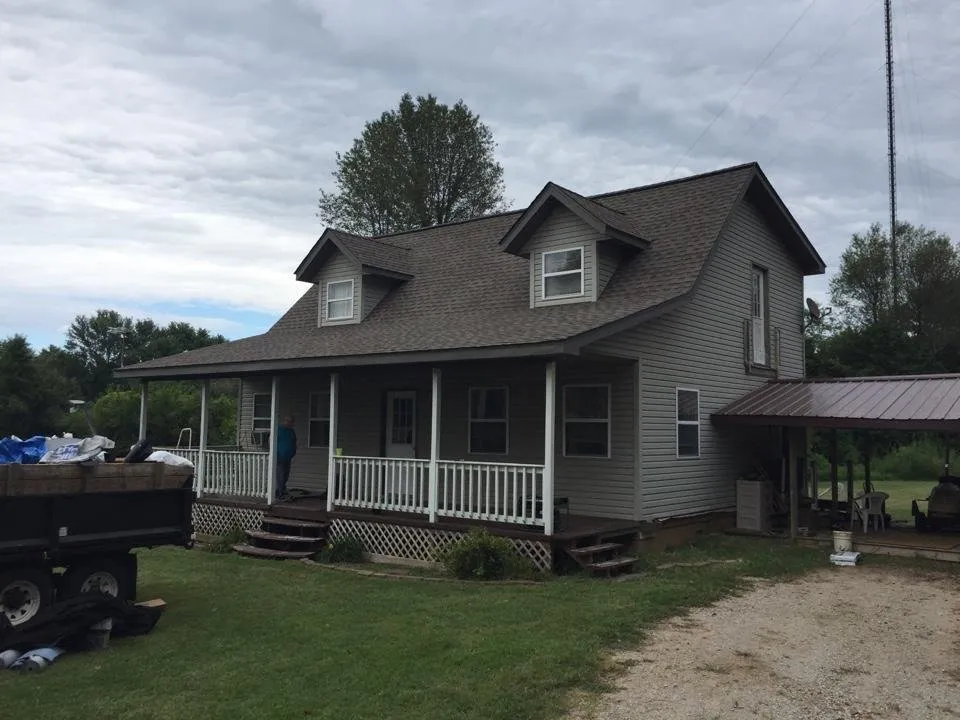 Local roof installation after storm damage in Branson West, MO by Quality Assurance Roofing