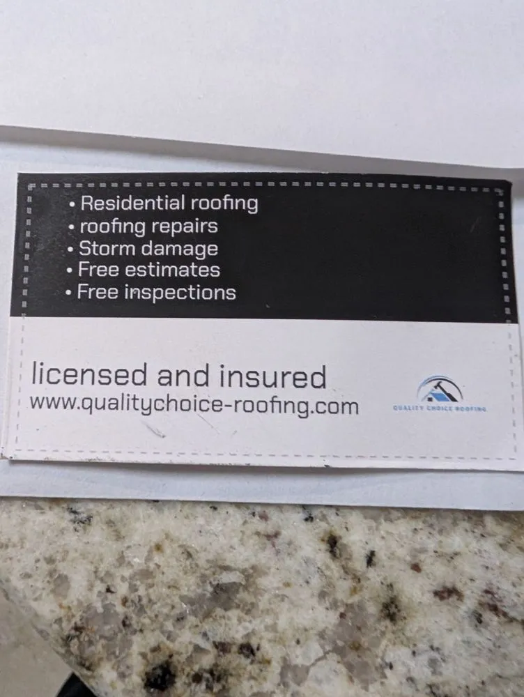 Slide of Quality Choice Roofing