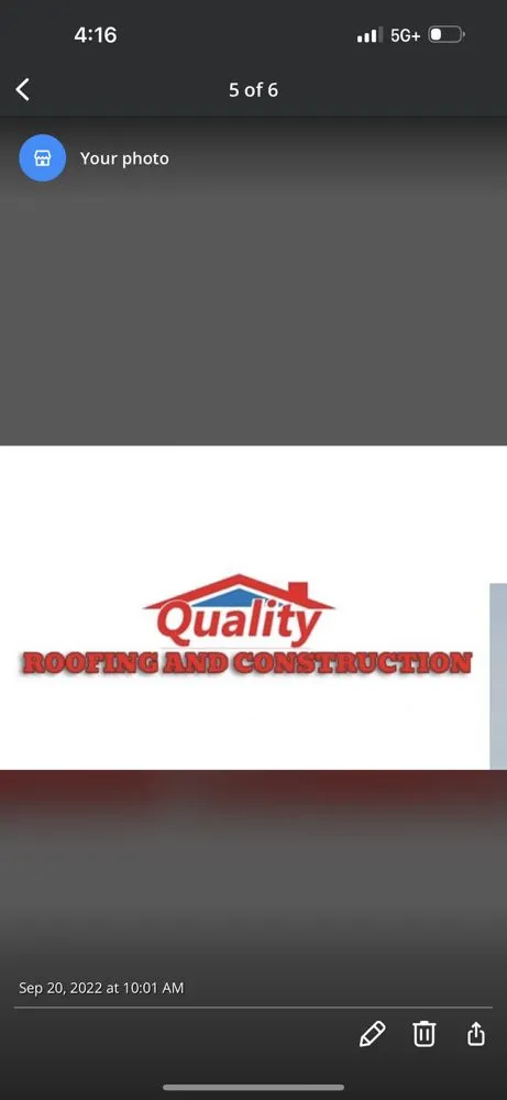 Slide of Quality Construction