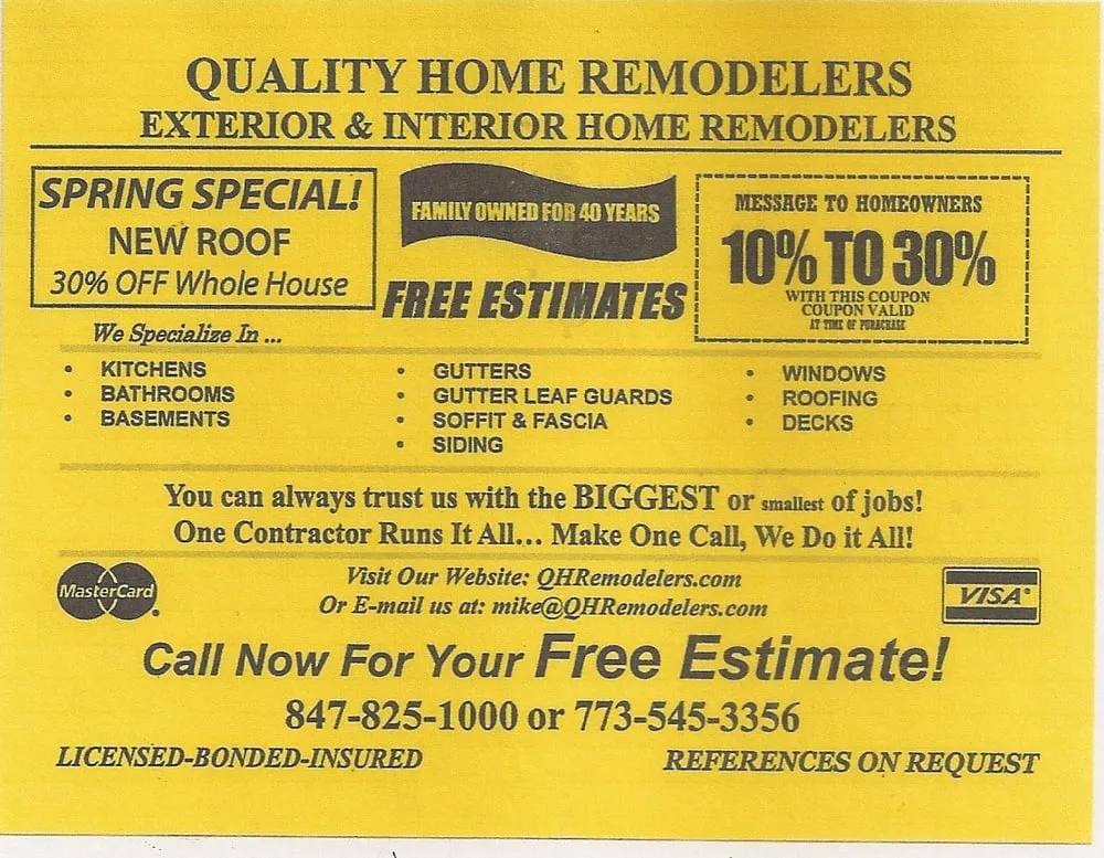 Slide of Quality Home Remodelers