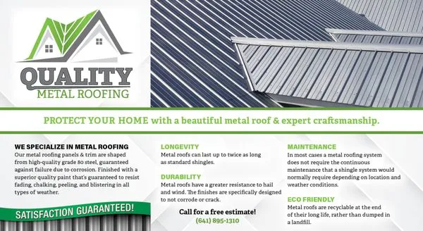 Quality Metal Roofing Logo