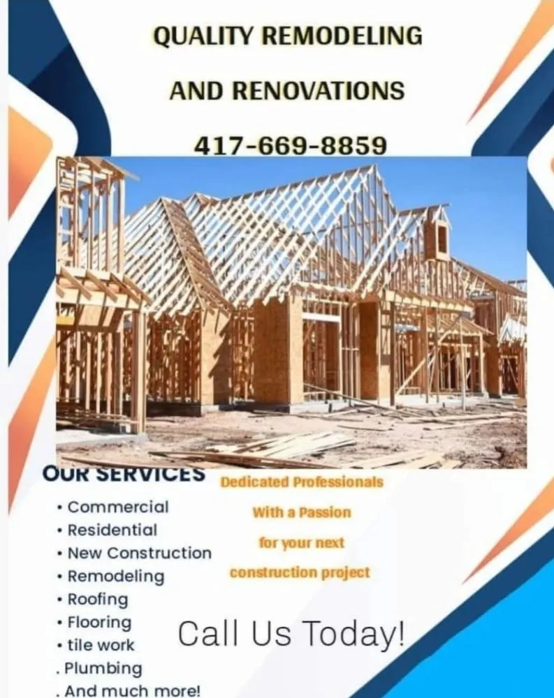 Licensed flat roof repair in Verona, MO by Quality Remodeling and Renovations