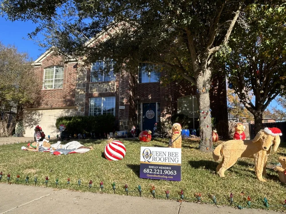 Slide of Queen Bee Roofing
